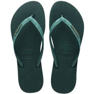 Slim Sparkle II Green Kadın Terlik