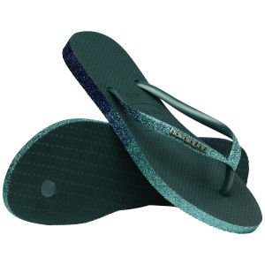 Slim Sparkle II Green Kadın Terlik