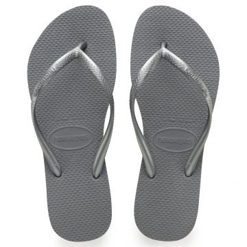 Slim Steel Grey Kadın Terlik