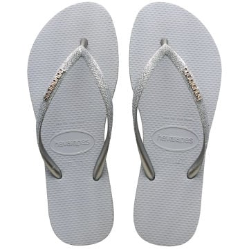 Slim Sparkle II Ice Grey Kadın Terlik