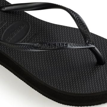 Slim Flatform Siyah Kadın Terlik 39-40