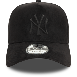 New York Yankees Siyah Suni Süet 9FORTY E-Frame Şapka 60580814