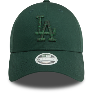 LA Dodgers Kadın Işıltılı Logo Yeşil 9FORTY Şapka 60580748