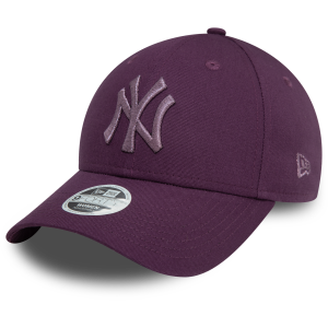 New York Yankees Kadın Metalik Logo Mor 9FORTY Şapka 60580749