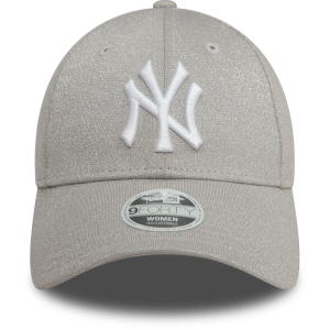 New York Yankees Kadın Gümüş Glitter Şapka 60580739