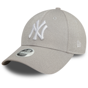New York Yankees Kadın Gümüş Glitter Şapka 60580739