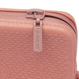 Mini Bag Plus Glitter Şeftali Plaj Çantası