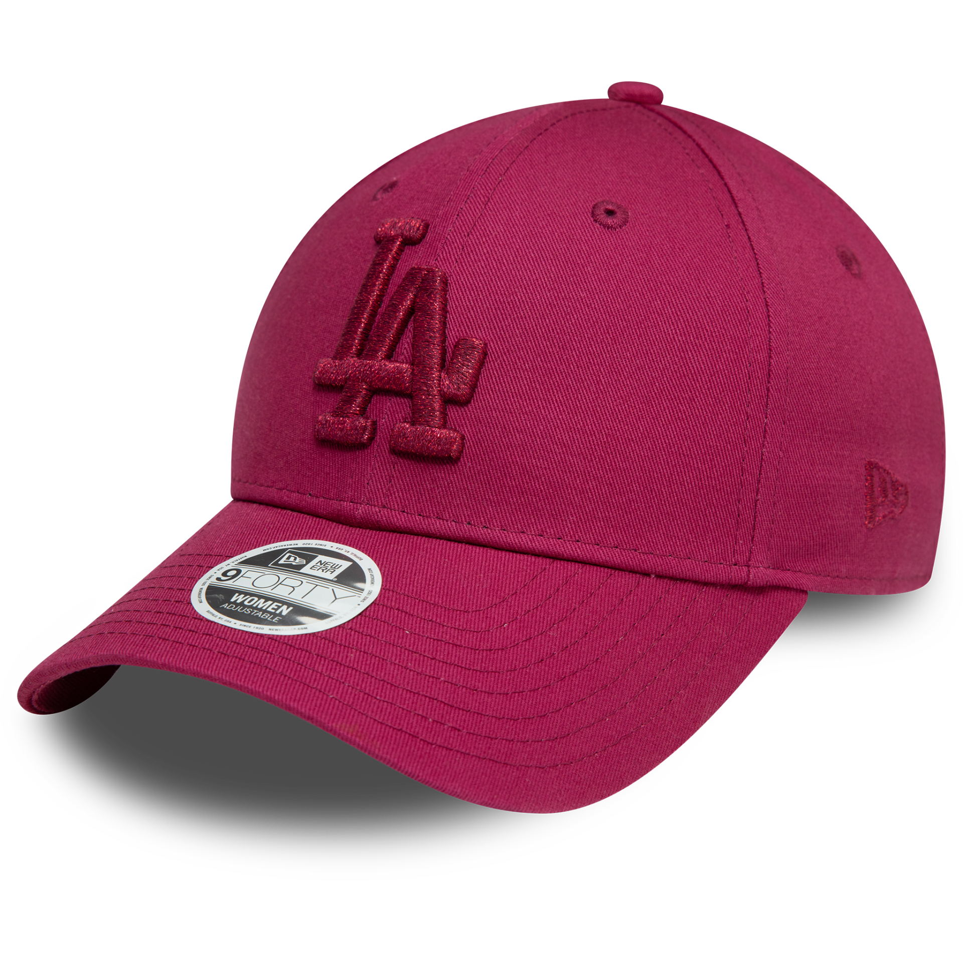 LA Dodgers Kadın Metalik Logo Koyu Kırmızı 60595493 Şapka