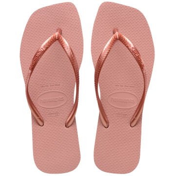 Slim Square Pembe Kadın Terlik