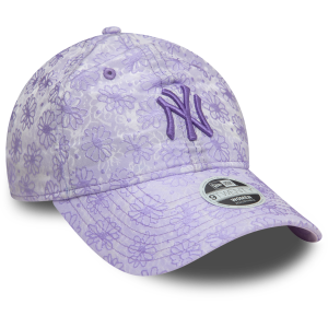 New York Yankees Kadın Çiçekli Açık Mor 9TWENTY 60595378 Şapka