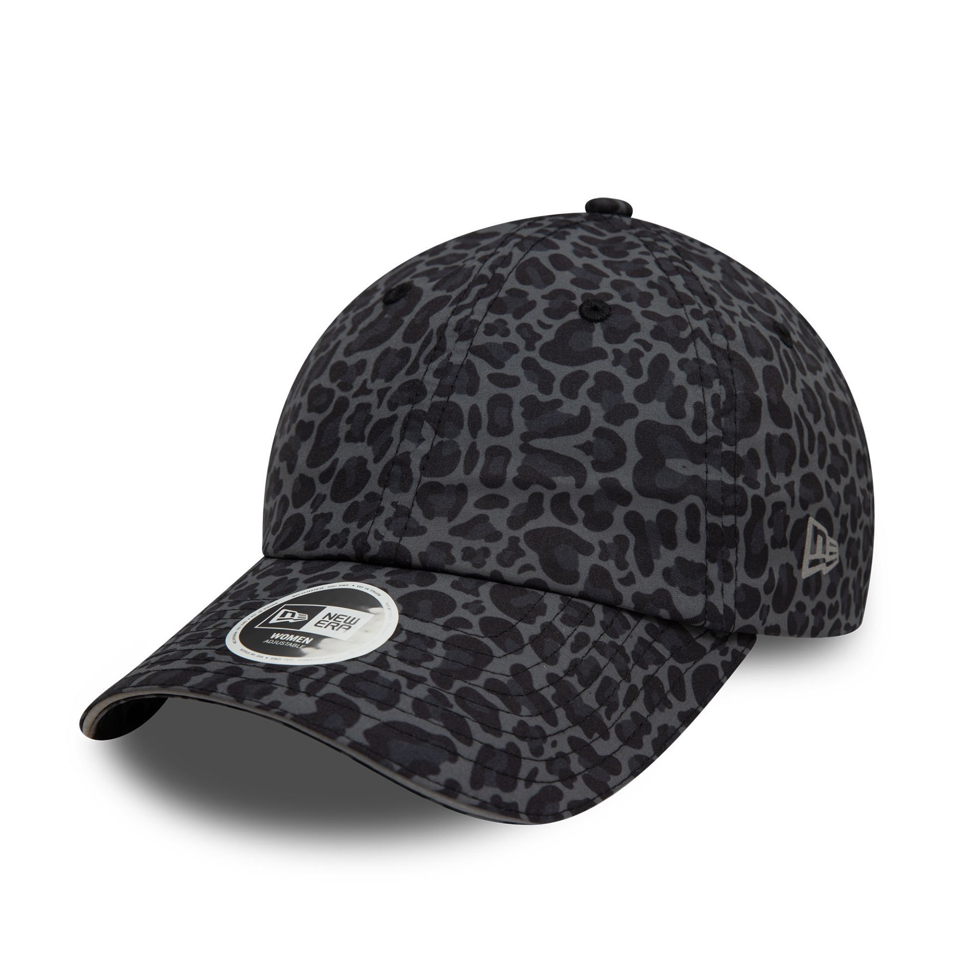 All Over Baskılı Siyah Leopar Desenli Açık Sırtlı 60595379 Şapka