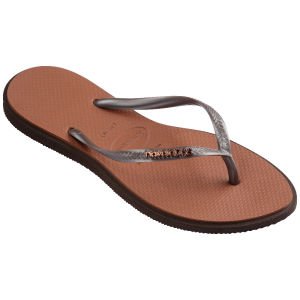 Slim Point Dark Brown Kadın Terlik