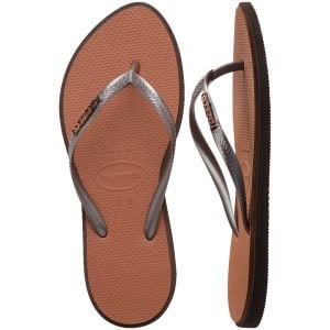 Slim Point Dark Brown Kadın Terlik