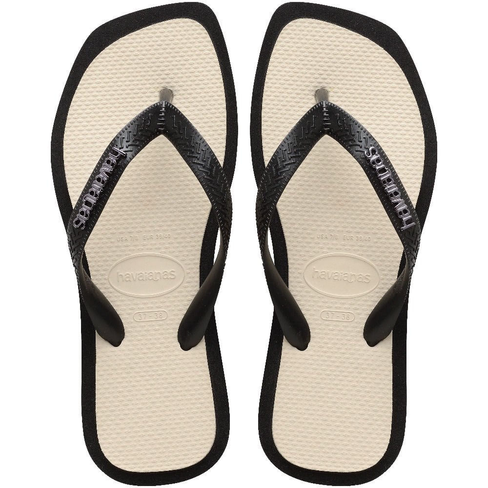 Top Square Fusion Siyah Kadın Terlik 39-40