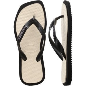 Top Square Fusion Siyah Kadın Terlik 39-40