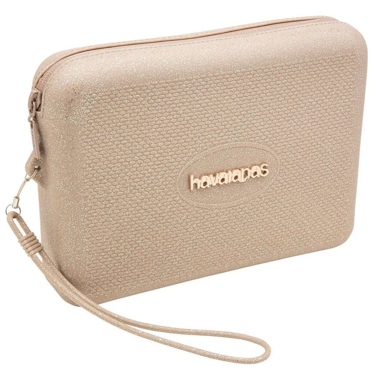 Beach Necessaire Glitter Golden Plaj Çantası