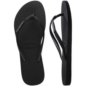 Slim Glitter Black Kadın Terlik 2024
