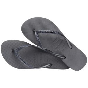Slim Glitter Grey Kadın Terlik 2024
