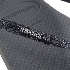 Slim Glitter Grey Kadın Terlik 2024