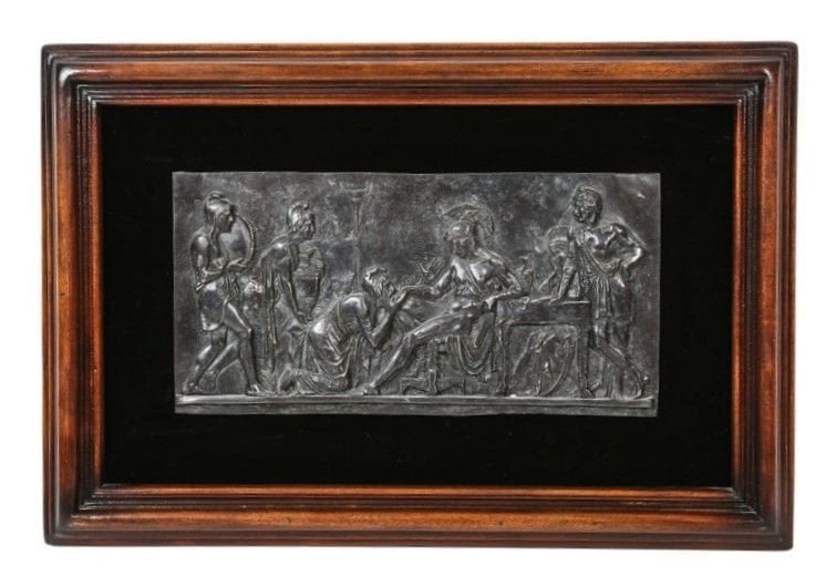 BRONZE EMBELLISHED WALL PANEL