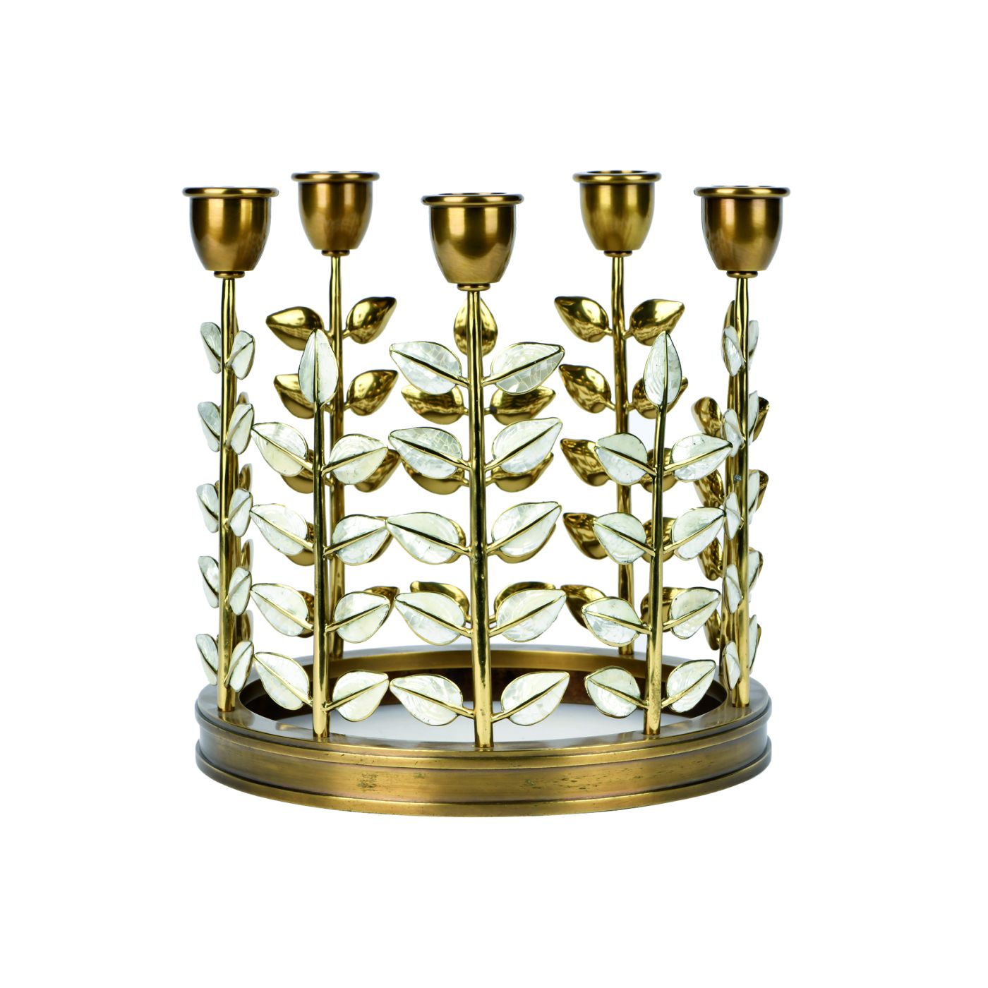 5 ARMS BRASS CANDLESTICK