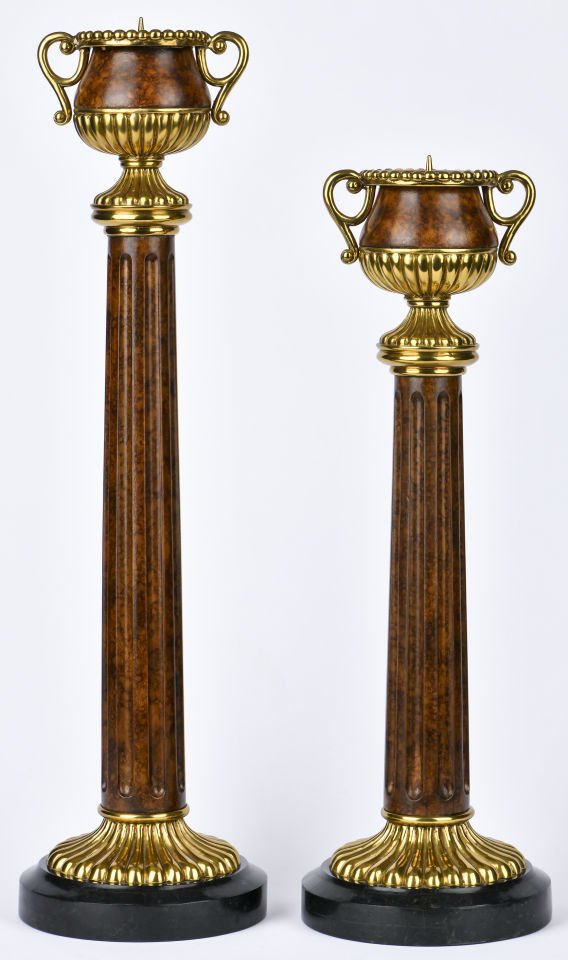 WOODEN CANDLESTICK (ORTA BOY)