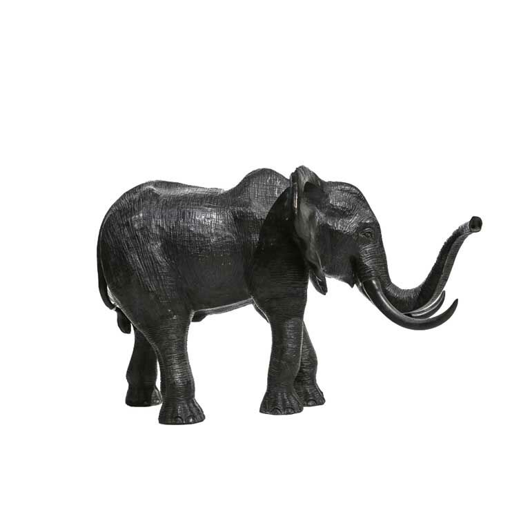ANTIQUE BRASS ELEPHANT