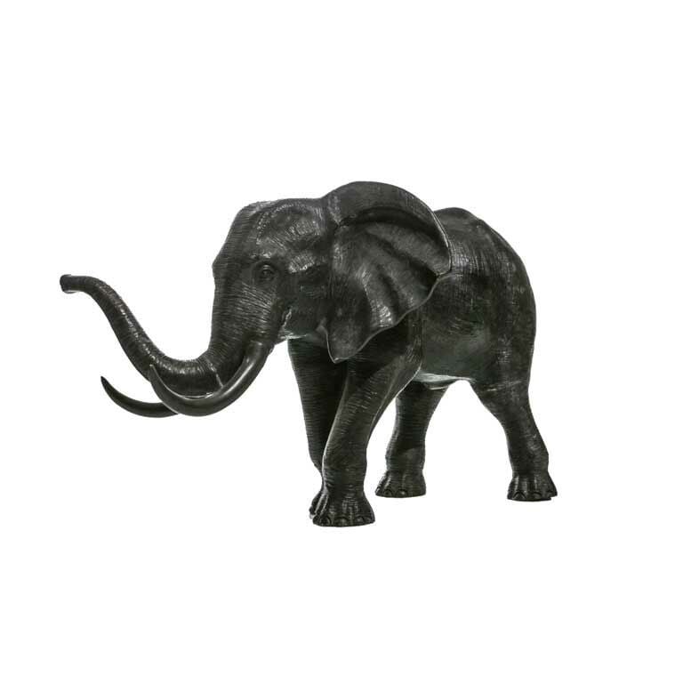 ANTIQUE BRASS ELEPHANT