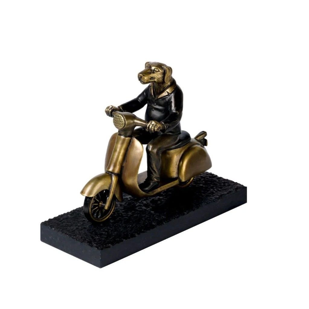 SCOOTER AND A DOG