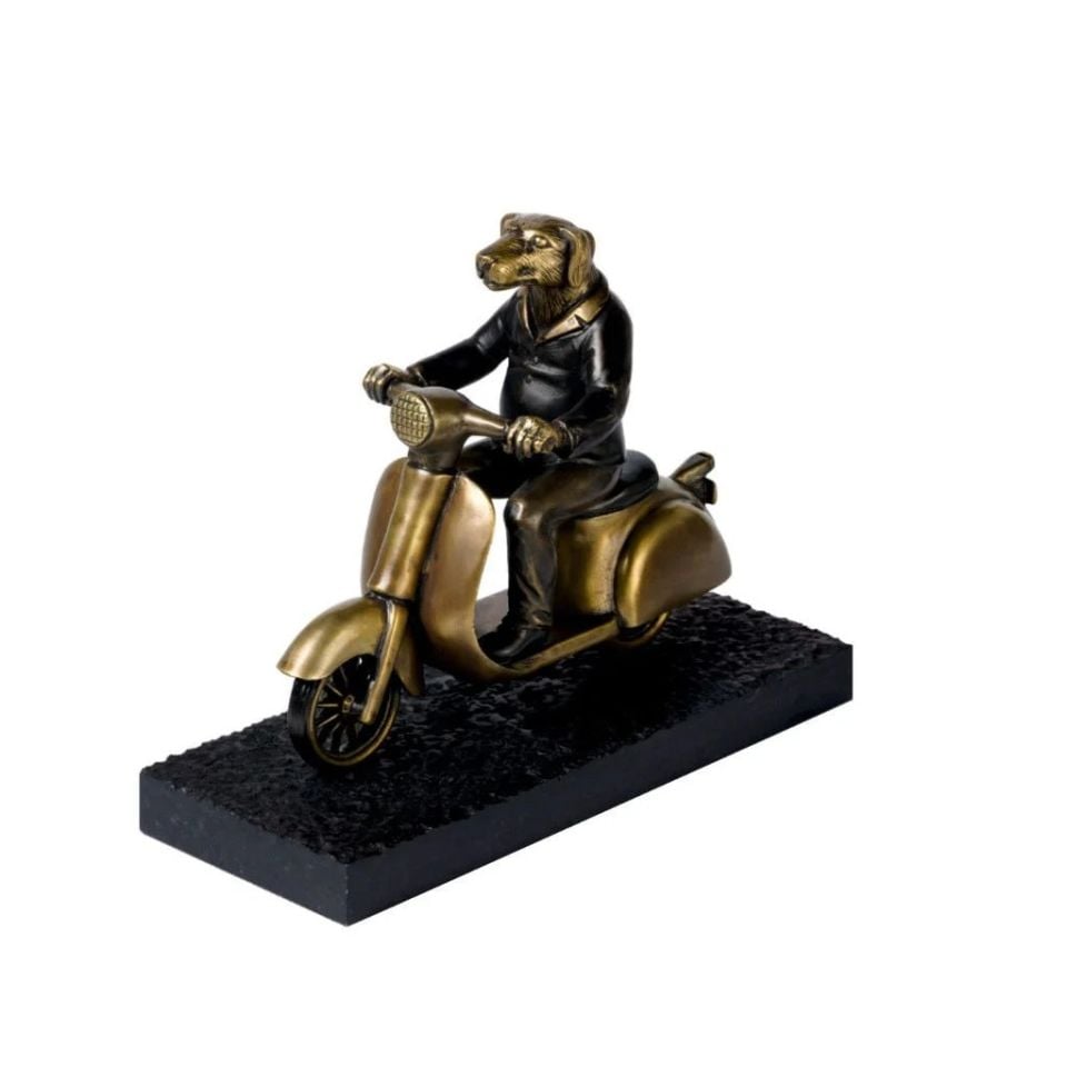 SCOOTER AND A DOG