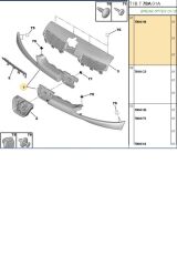 Ön Panjur Takım 206  (BRS7804H4-00207804H4-FSE22345001-MGA941698-7804H4)