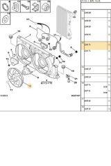 Fan Motoru Çiftli Partner (253312-MGA83245-22605009-125474)