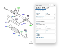 Rot Mılı Fıesta Fusıon Bm 02  ( AYD03408 - 2S6C3280KB )