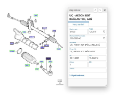 Rot Bası Sol Fıesta Fusıon Bm 02 ( AYD03407 - 2S6J3289AC - 2S6C3289AC )