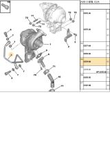 Turbo Yağ Borusu 307 308 407 C4 C5 (BRS037968-BPE260034-037968)