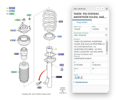 On Amortısor Sag Fıesta Tdcı Benzınlı 02 ( SCH311694 - 2S6118145AD )