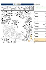 Boxer Jumper Ducato1 2 Motor Ara Bağlantı Takoz Demiri (P1807R9)