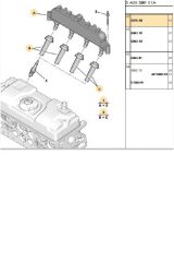 Bobin 106 206 306 C2 C3 (5970A8-CE200111201-9635864980-22404007)