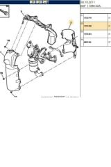 Isı Kalkanı Turbo Arkası 206 307 Bipper C3-1.4 HDI DW4 (1723R0-BPE260112)