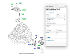 Şanzuman Alt Takozu Focus Cmax Kuga Connect ( AV616P082AC )
