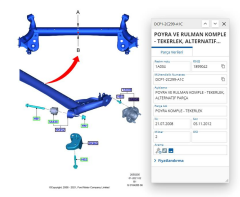 Arka Porya Rulmanlı Fiesta Bm 09 ( HERHR030433 - DCP12C299B6A - 8V512C299AF - DCPJ1A049AB )