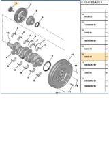 Krank Kasnak Bağlantı Vidası 206 207 301 307 308 Rcz Bipper Partner (0516A3-1682800780)