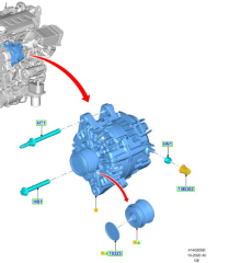 Alternatör Damper Kasnağı Tek Fiesta Focus Courier Kuga Mondeo ( INA535023610 - AV6Q10A352BA )