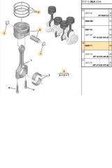 Piston Sekman 207 208 508 Berlingo C3 C4 0,50 (4104050)