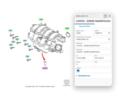 Emme Manifold Conta Takım Fiesta Focus 09  ( RYLH74149 - 4M5G9441FA )