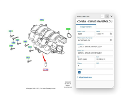 Emme Manifold Conta Takım Fiesta Focus 09  ( RYLH74149 - 4M5G9441FA )