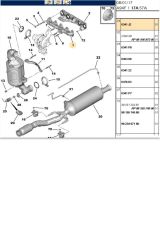 Egzoz Manifold 206 307 308 407 C3 C4 Euro5 DV4 DV6 (0341J2)