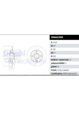 Arka Disk 207 208 C3 (BG9022RSC-4249.32)