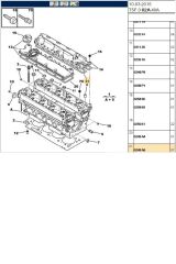 Üst Kapak Contası 206 307 406 407 607 806 807 Expert C4 C5 Xsara Picasso Jumpy EW10 (0249.A5-83026207)