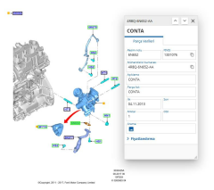 Yağ Besleme Hortum Contası  Connect  ( KYS 807 - XS4Q 6N652 AC )